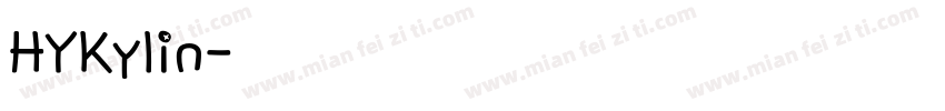 HYKylin字体转换
