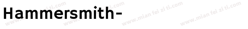 Hammersmith字体转换