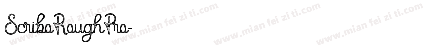ScriboRoughPro字体转换