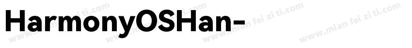 HarmonyOSHan字体转换