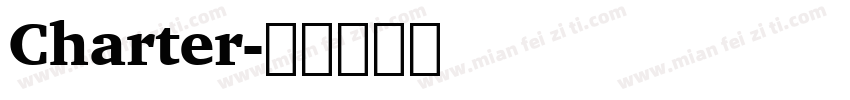 Charter字体转换