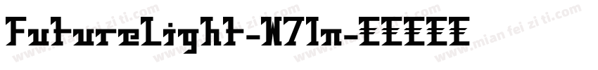 FutureLight-W7ln字体转换