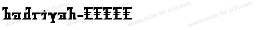 badriyah字体转换
