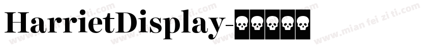HarrietDisplay字体转换
