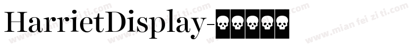HarrietDisplay字体转换