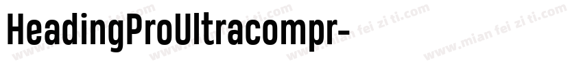 HeadingProUltracompr字体转换