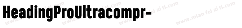 HeadingProUltracompr字体转换