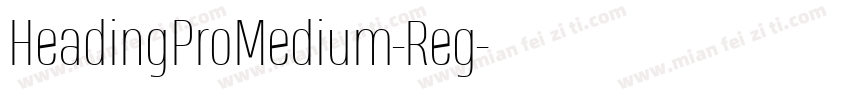 HeadingProMedium-Reg字体转换