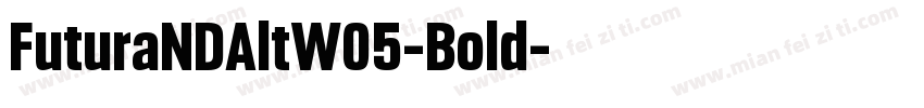 FuturaNDAltW05-Bold字体转换