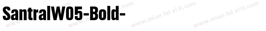 SantralW05-Bold字体转换