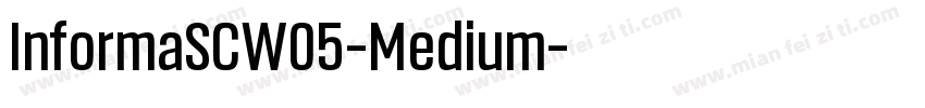 InformaSCW05-Medium字体转换