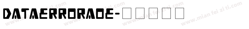DataErrorAOE字体转换