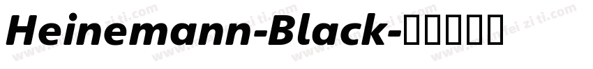 Heinemann-Black字体转换