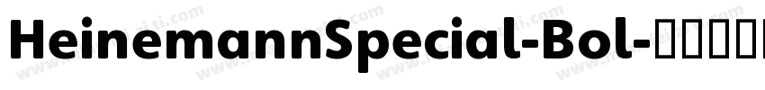 HeinemannSpecial-Bol字体转换
