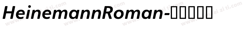 HeinemannRoman字体转换