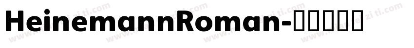 HeinemannRoman字体转换