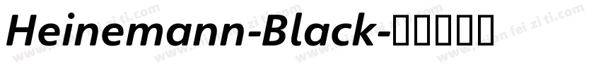 Heinemann-Black字体转换