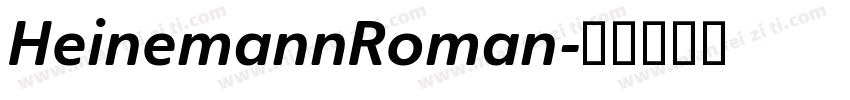 HeinemannRoman字体转换