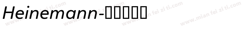 Heinemann字体转换