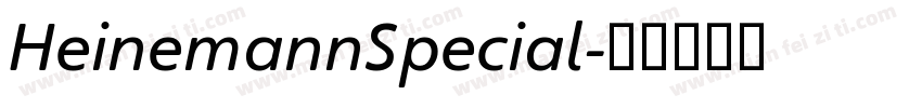 HeinemannSpecial字体转换