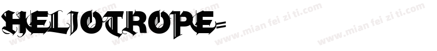 Heliotrope字体转换