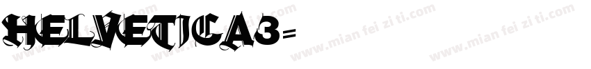 Helvetica3字体转换