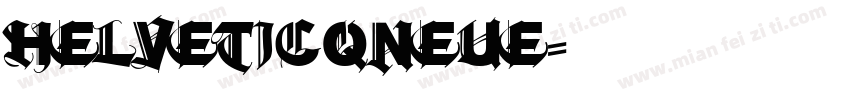 Helveticqneue字体转换