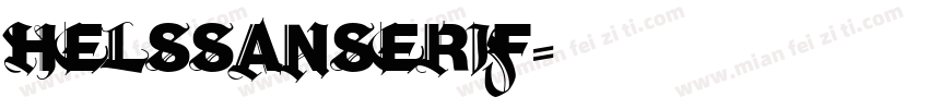 helssanserif字体转换