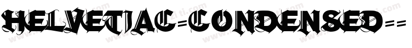 helvetiac-condensed-字体转换