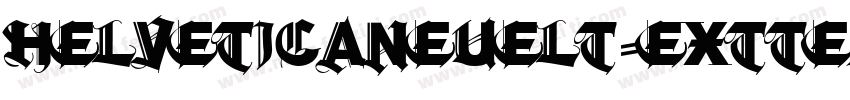 helveticaneuelt-extTENDED字体转换