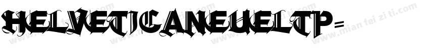 helveticaneueltp字体转换