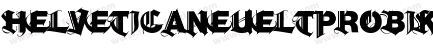 helveticaneueltprobik字体转换