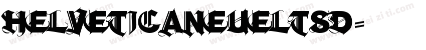 helveticaneueltsd字体转换