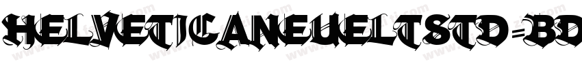 helveticaneueltstd-bdcn字体转换