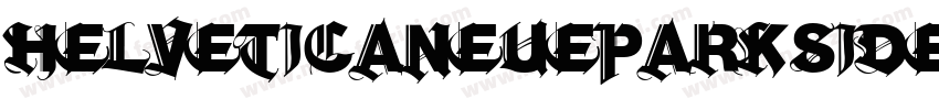 helveticaneueparkside字体转换
