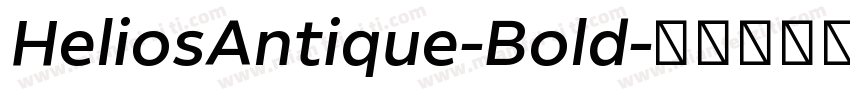 HeliosAntique-Bold字体转换