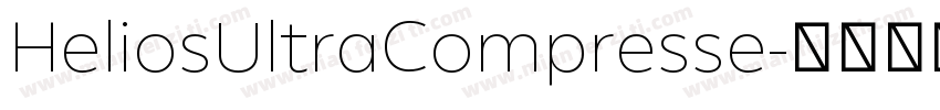 HeliosUltraCompresse字体转换