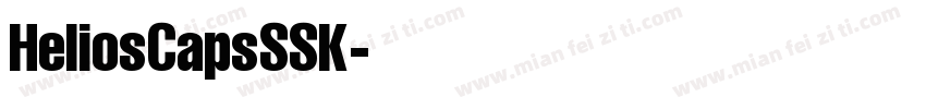 HeliosCapsSSK字体转换