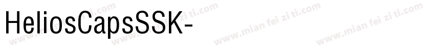 HeliosCapsSSK字体转换