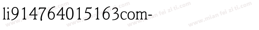li914764015163com字体转换