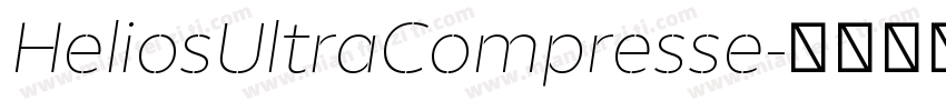 HeliosUltraCompresse字体转换