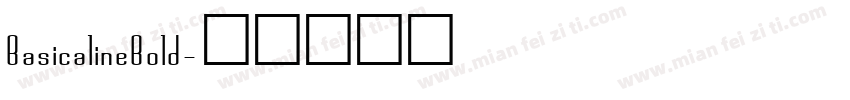 BasicalineBold字体转换