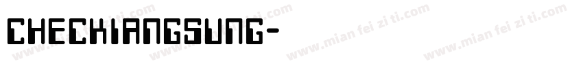 checkiangsung字体转换