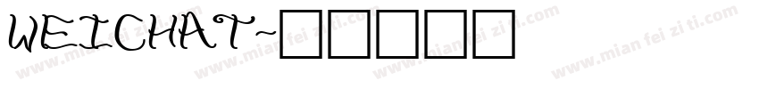 weichat字体转换