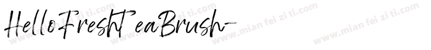 HelloFreshteaBrush字体转换