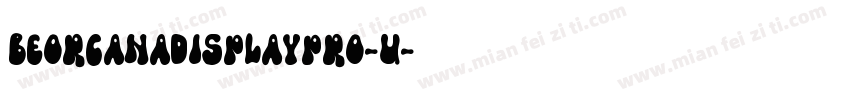 BeorcanaDisplayPro-U字体转换