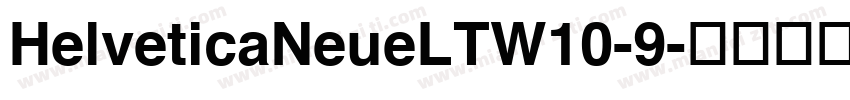 HelveticaNeueLTW10-9字体转换