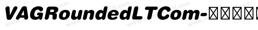VAGRoundedLTCom字体转换