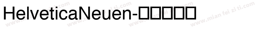 HelveticaNeuen字体转换