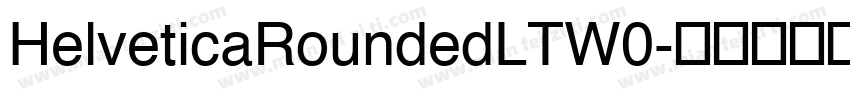 HelveticaRoundedLTW0字体转换